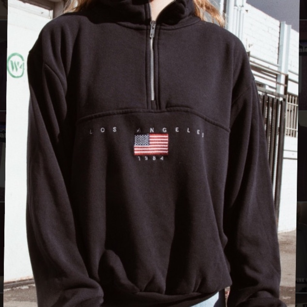 Brandy Melville quarter zip pullover